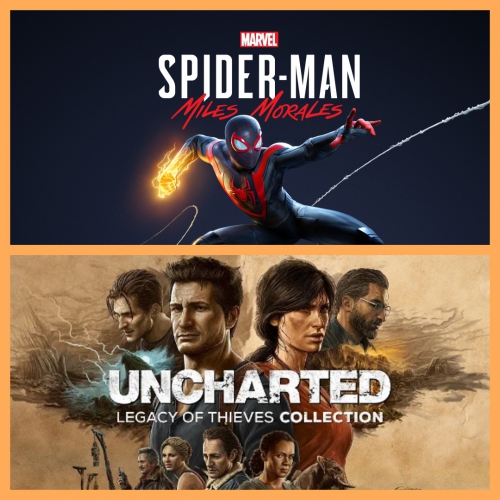  Marvel Spider-Man Miles Morales + Uncharted Hırsızlar Mirası Koleksiyonu + Garanti
